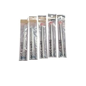 Wet n‎ Wild Makeup Brush 2 Brow and Liner Duo Brush and 3 Crease Blending Brush